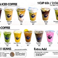 เมนู Whale Coffee ห้างพันธุ์ทิพย์ งามวงศ์วาน