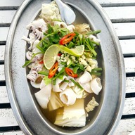 เมนูของร้าน แหลมหินซีฟู้ด