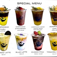 เมนู Whale Coffee ห้างพันธุ์ทิพย์ งามวงศ์วาน