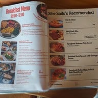 เมนู She Sails Cafe & Beach Club