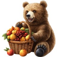 ผลไม้ปอกพร้อมทาน บ้านลูกหมี