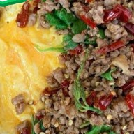 ข้าวซอสเทอริยากิ อ้อมน้อย