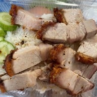 เมนูของร้าน ข้าวหมูแดงหมูกรอบ ศรีวัช เชิญชิม รามอินทรา
