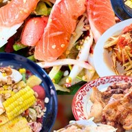 ครัววันดี (เมี่ยงปลาเผา-อาหารอีสาน-จิ้มจุ่ม-หมูกระทะ-ก๋วยเตี๋ยวเรืออยุธยา) ตลาดนัดพูนทรัพย์ 11