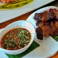 เมนูของร้าน The Cafe โรงแรมมณเทียรริเวอร์ไซด์