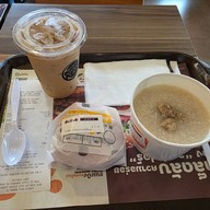 เมนูของร้าน Burger King มอเตอร์เวย์ ขาเข้า