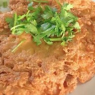 ข้าวไข่เจียวเมืองใหม่&หมูสับทอด