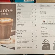เมนู Humble Coffee พาราไดซ์