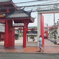 บรรยากาศ ศาลเจ้าพ่อหลักเมืองตลาดปากน้ำ