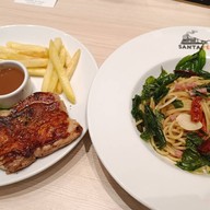 เมนูของร้าน Santa Fe Steak (ซานตา เฟ่ สเต๊ก) ICS ไอคอน สยาม