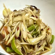 เมนูของร้าน ส้มตำอีหลี (จริง จริง) ตลาดหน้าห้างพันทิพย์