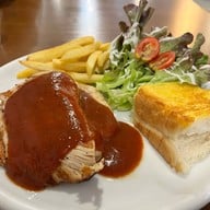 เมนูของร้าน ป๊อปสเต็กแอนด์มอร์ -