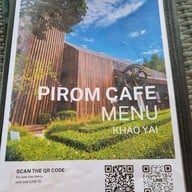 เมนู Pirom Cafe