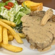 เมนูของร้าน ป๊อปสเต็กแอนด์มอร์ -