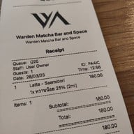 Warden Matcha Bar and Space Warden Matcha Bar and Space
