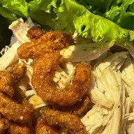 Easy Dish - กระเพรา หมี่คลุกไก่ฉีก