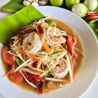 ส้มตำ ยำขนมจีน ก๋วยจั๊บญวน-คุณนายสะอาด ปทุมธานี