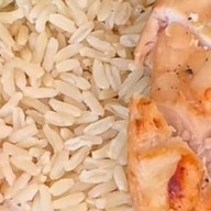 อกใหญ่ไก่ย่างน้ำผึ้ง+ ข้าวกล้อง