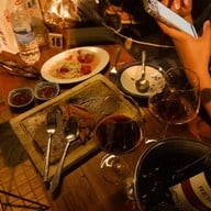 Medium Rare Steak & Wine