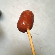 เมนูของร้าน ลูกชิ้นปิ้ง BTS สนามเป้า ทางออก 3