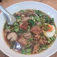 เมนูของร้าน รุ่มรวยก๋วยเตี๋ยวไก่ สาขาปั๊มบางจาก-บางนา กม.5