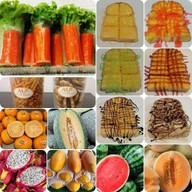 MP Food Story ขนมปังปิ้ง สลัดโรล ผลไม้ปอก ของทานเล่น น้ำชง