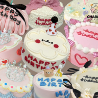 เมนูของร้าน Charmin bake เค้ก/เค้กวันเกิด สุทธิสาร-สะพานควาย /เค้กมินิมอล/เค้กวันเกิด/เค้ก