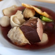 เมนูของร้าน เฮียจั๊วก๋วยเตี๋ยวเรือ