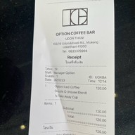 Option Coffee Bar อุดรธานี