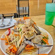 เมนูของร้าน ยำปูม้าเจ็ดยอด สารภี