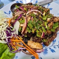 เมนูของร้าน บ้านสวนหนองแค