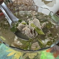 เมนูของร้าน ป๋าเหมี่ยวต้มเนื้อ