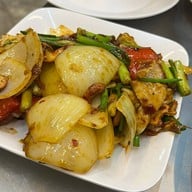 ตั้งโค้วข้าวต้มกุ๊ย หนำเลี๊ยบหมูสับ ยำปลาสลิด ผัดผักบุ้งไฟแดง ตั้งโค้วข้าวต้มกุ๊ย