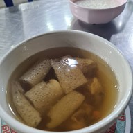 เมนูของร้าน ข้าวต้มจู ตลาดแม่กลอง