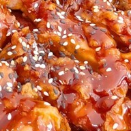 ข้าวปลาแกะ ข้าวน้ำพริก ไก่ย่างแดง @บ้านบึง