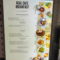 เมนู Real Cafe