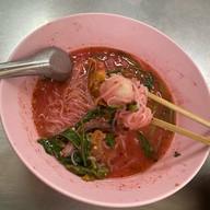 เมนูของร้าน เย็นตาโฟศรีพิงค์ สวนดอก