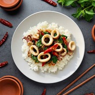 กิน-กะ-เพรา (กะเพราพริกแห้ง อร่อยมั้ก)