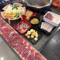 เมนูของร้าน Shabubomb  (ชาบู ข้าวหน้าเนื้อพ่นไฟ) รามคำแหง