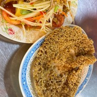 เมนูของร้าน ร้านริมเขื่อน จุ๋มหนวดซีฟู๊ดร้านริมถนน (ริมเขื่อนเจ้าเก่า)