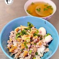 เมนูของร้าน ข้าวต้มแห้งเฮียหนวด