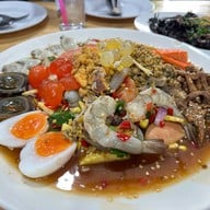 เมนูของร้าน ยำวอนแซ่บ หมูกะทะหาดวอน