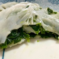 เมนูของร้าน ขนมกุยช่ายหมู่บ้านเศรษฐกิจ  ตลาดต้นสัก สนามบินน้ำ