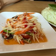 แฉล้มตำไทบ้านหมูคลุกฝุ่น @ศรีสมานคลองประปา นนทบุรี