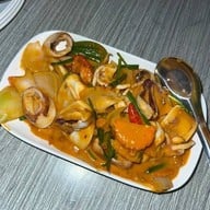 เมนูของร้าน ครัวเรือโป๊ะ