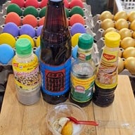 เมนูของร้าน ไข่ปิ้งลุงใจ