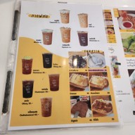 เมนู เตี๋ยวตั้งโต๊ะ cafe