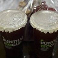 เมนูของร้าน PunThai Coffee ซอยรามอินทรา65