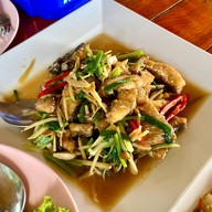 เมนูของร้าน บ้านริมน้ำ กำแพงเพชร