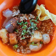 เมนูของร้าน เรือนขุนพิเรนท์ ข้าวมันไก่ ก๋วยเตี๋ยว นนทบุรี